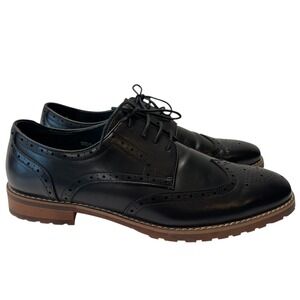 UV‎ Signature Black Label Leather Wingtip Oxford Dress Shoes Mens Size 14 #Shoes